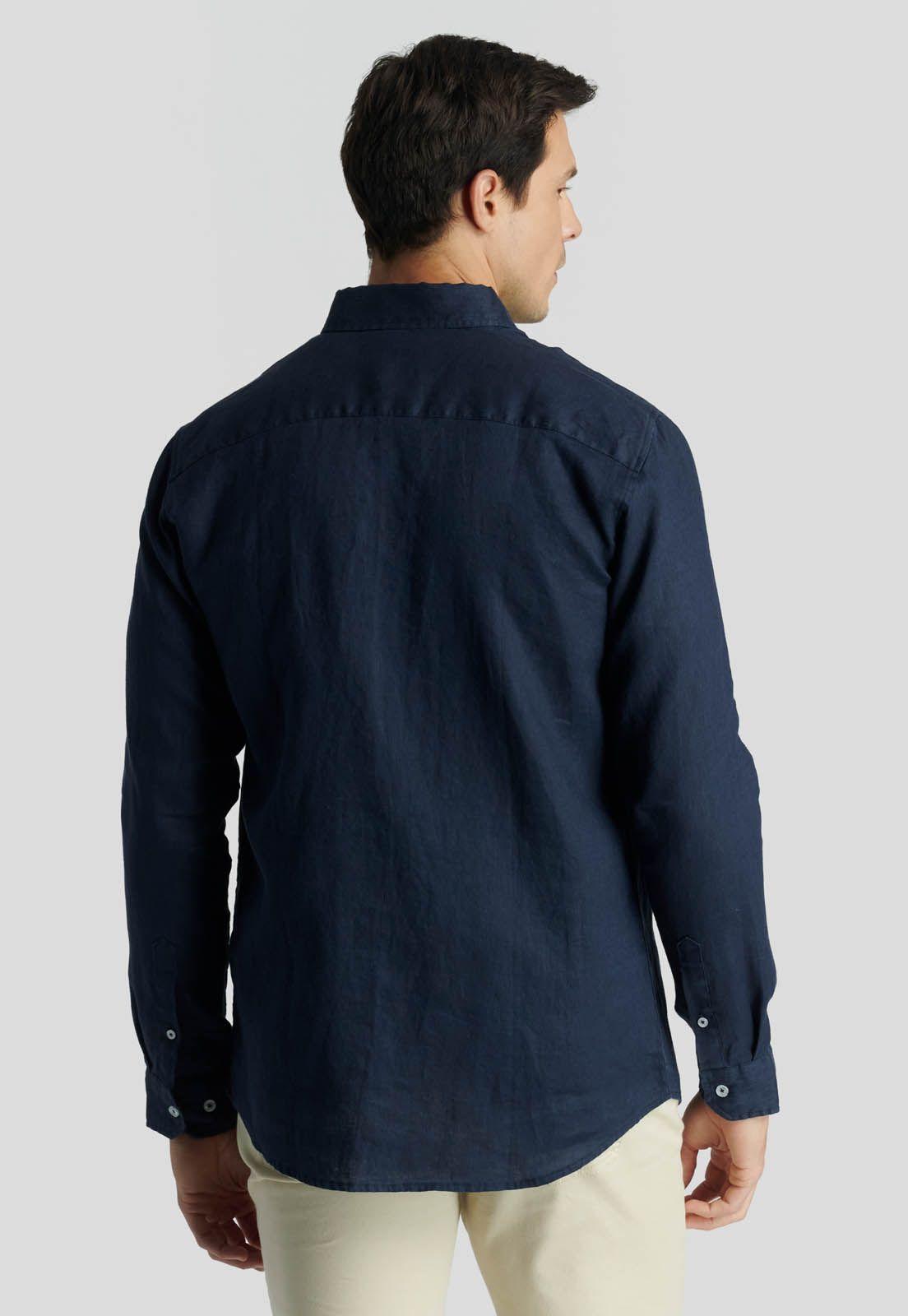 Camisa Leicester Heritage Navy-3