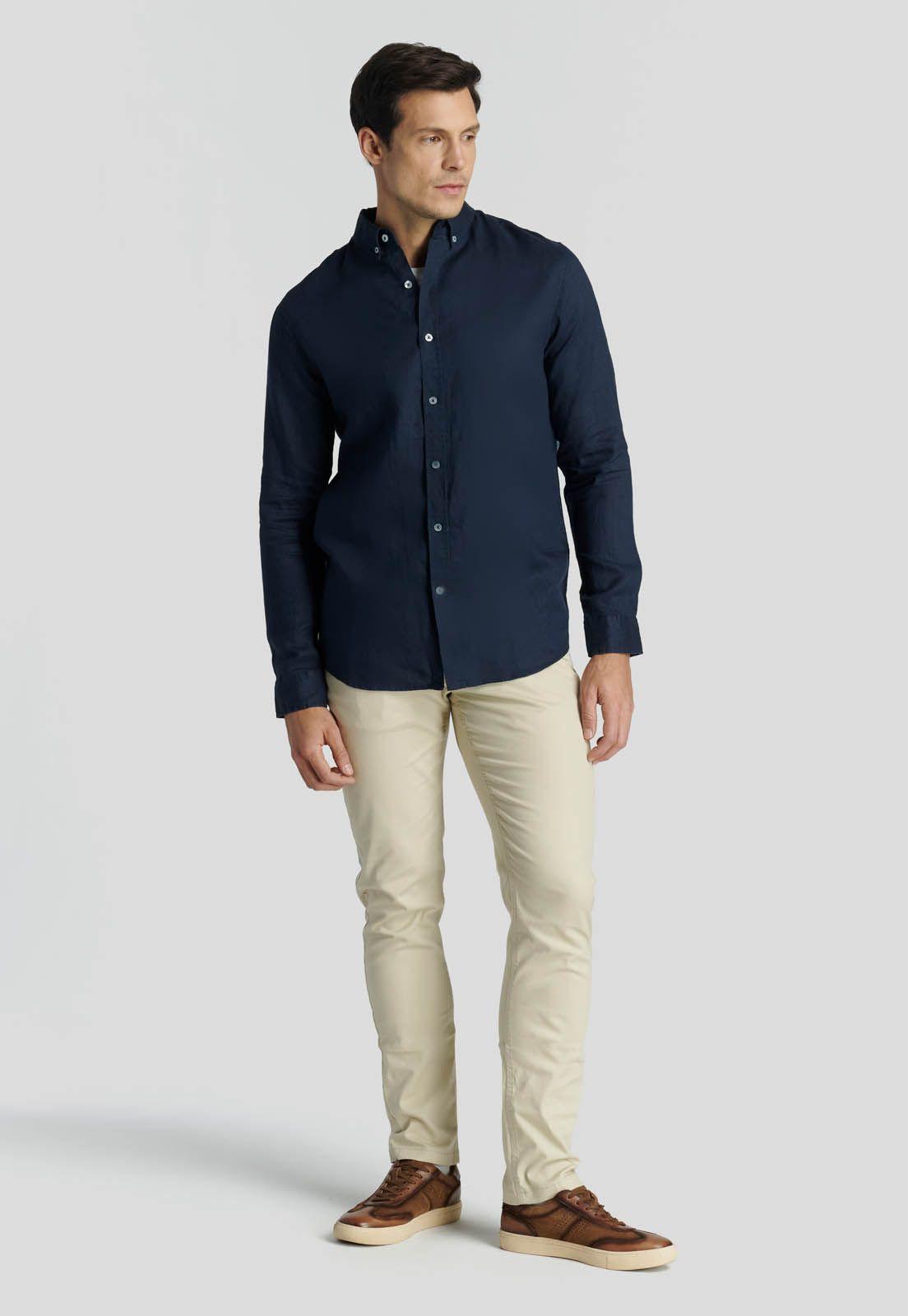 Camisa Leicester Heritage Navy-4