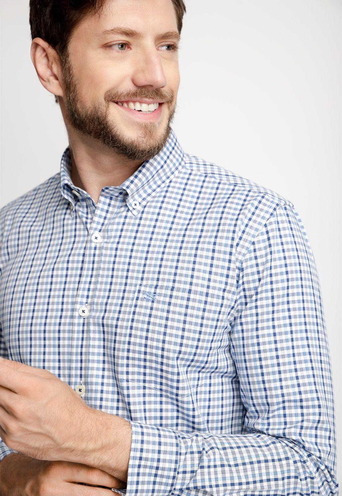 Camisa Casual Smart Dublin Sky-2