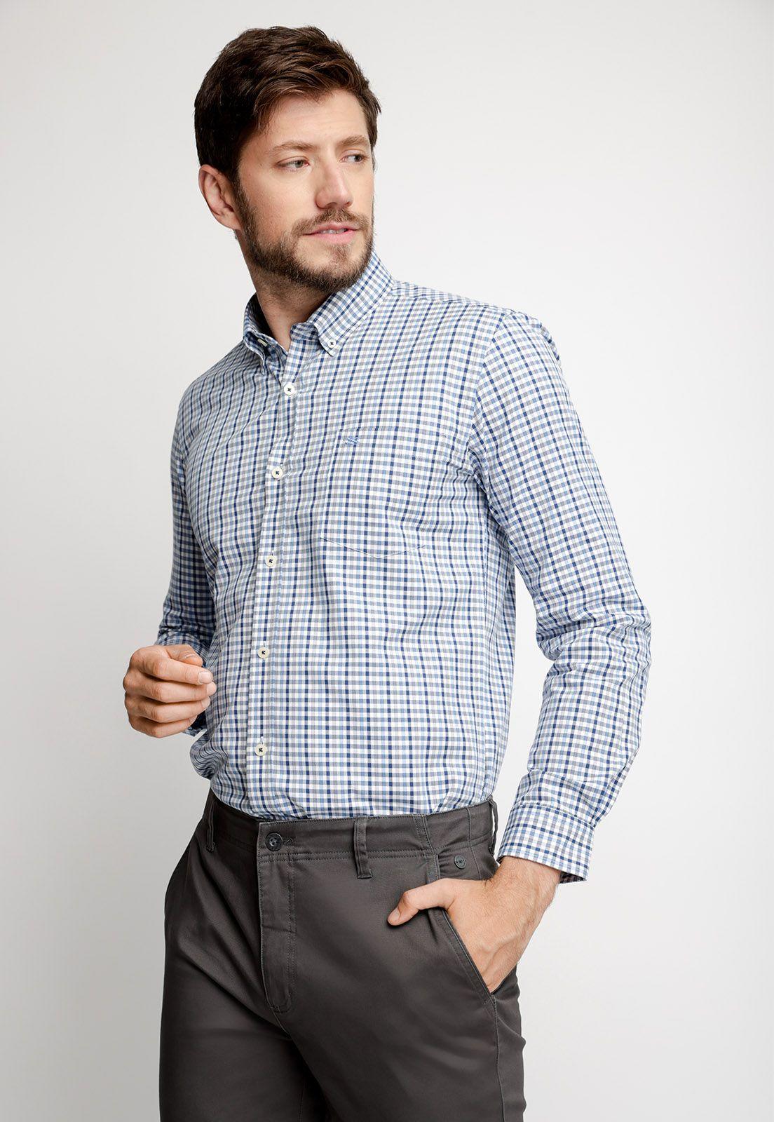 Camisa Casual Smart Dublin Sky-0