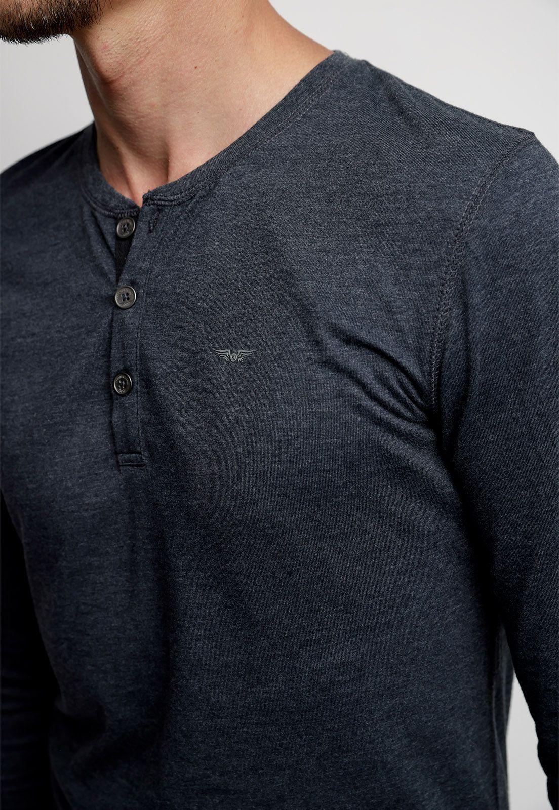 Polera Maryland Grafito Melange-2