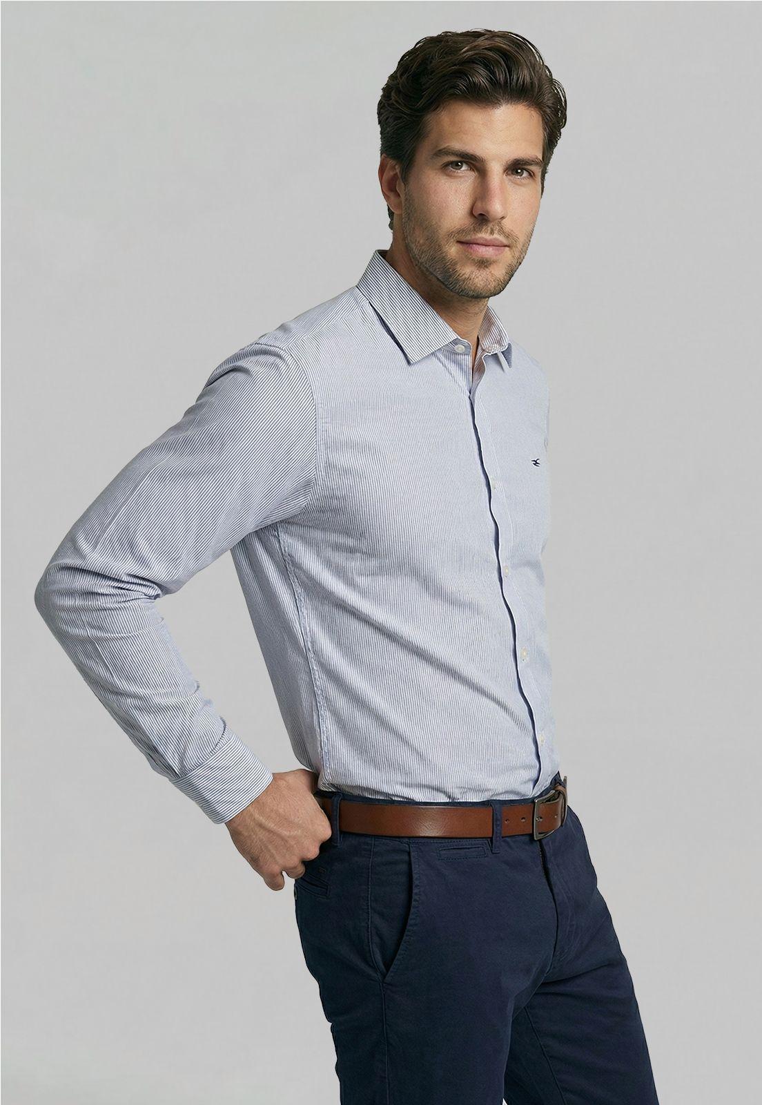 Camisa Smart Casual Calabasas Navy-0