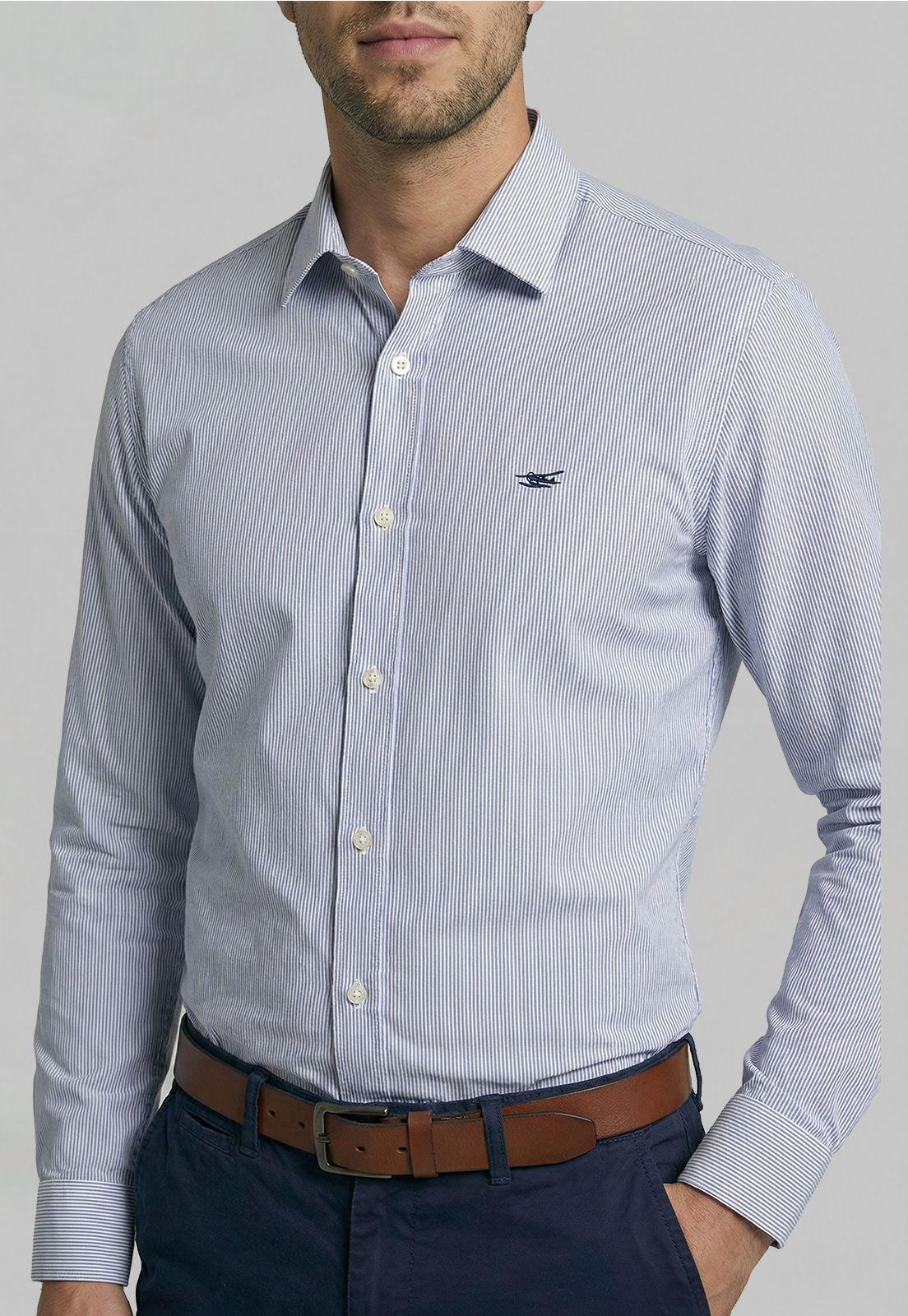 Camisa Smart Casual Calabasas Navy-2