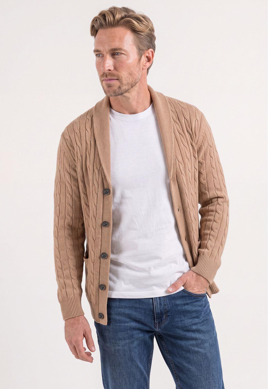 Cardigan Cluny Taupe-0