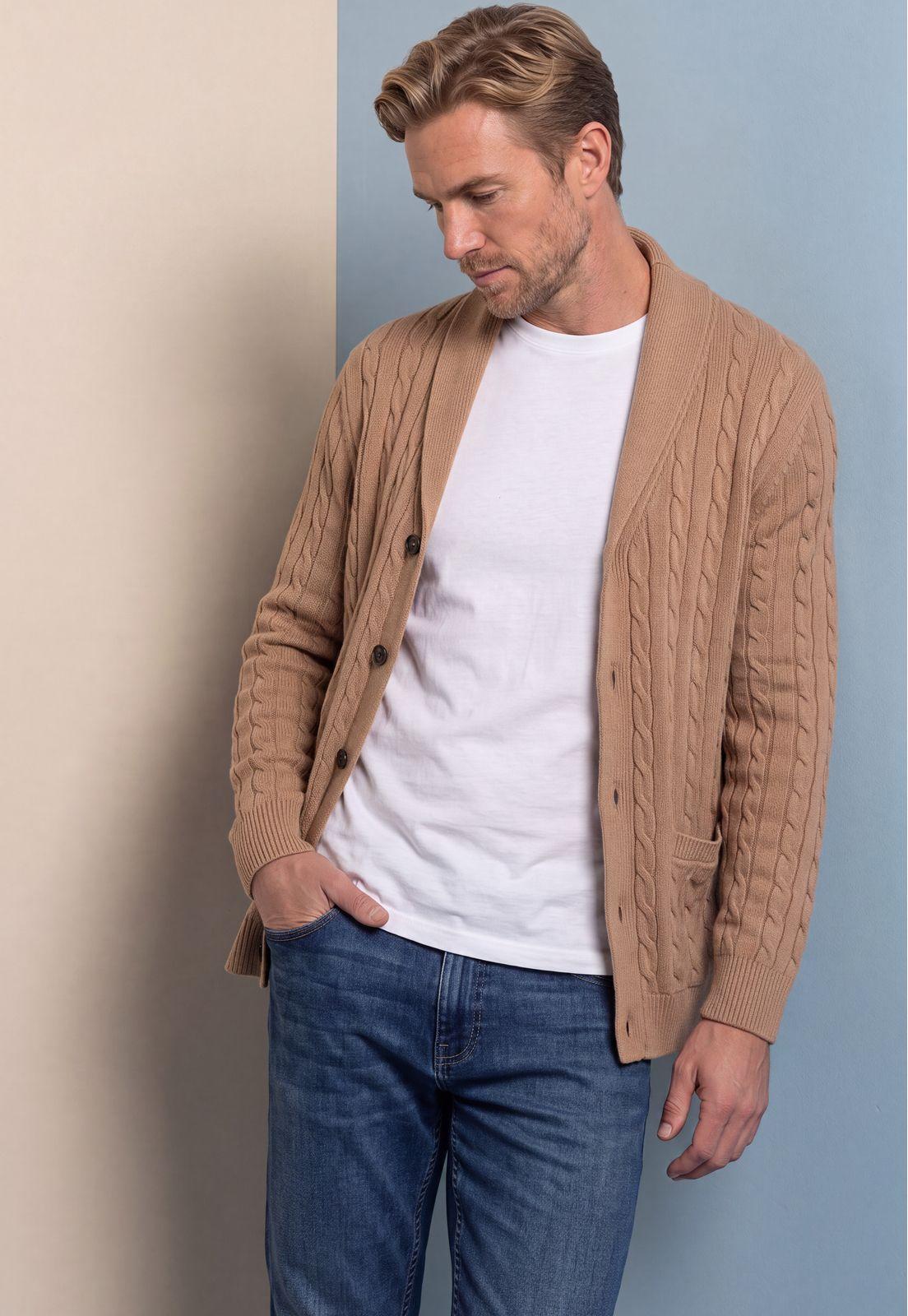 Cardigan Cluny Taupe-4