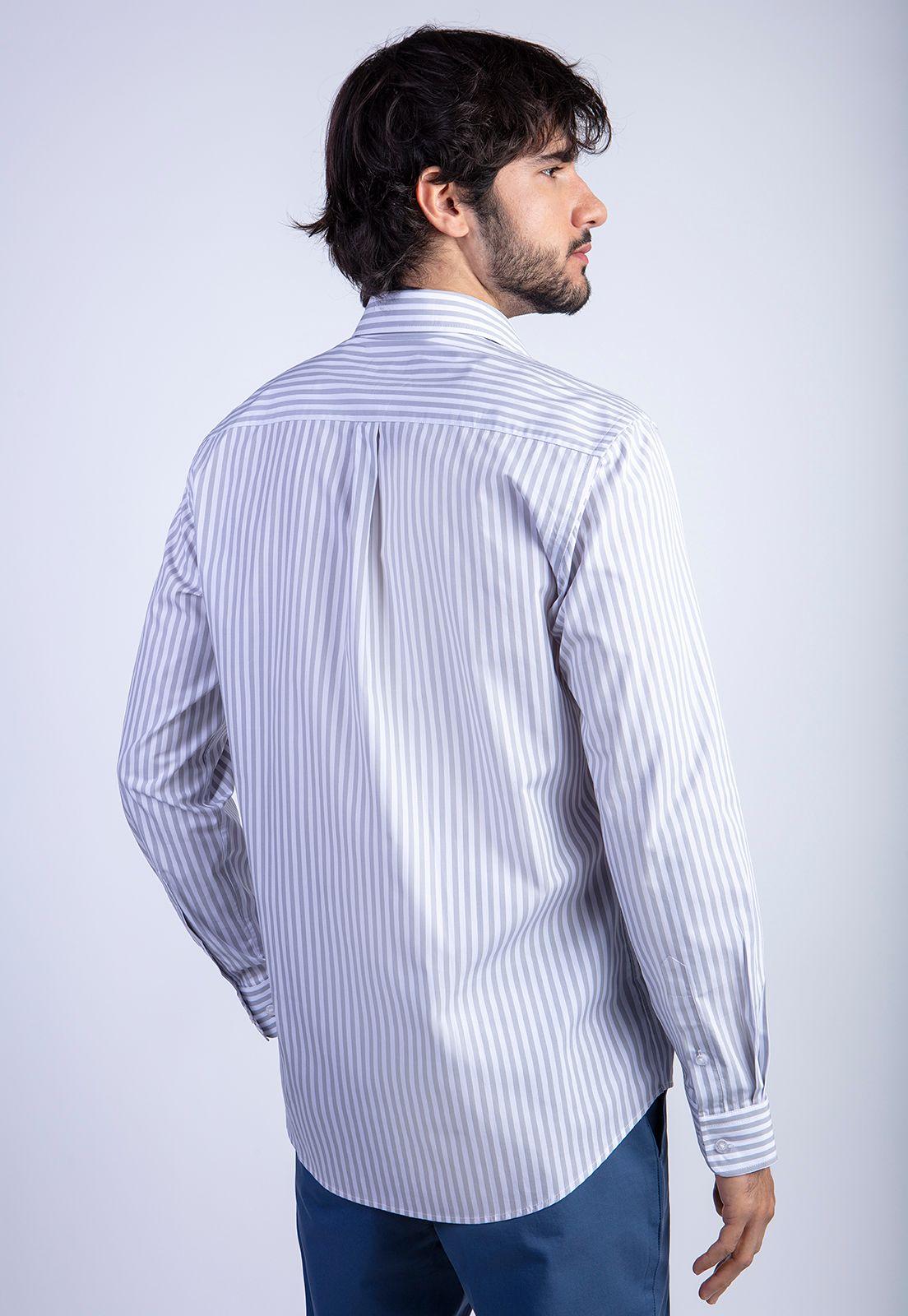 Camisa Smart Casual Bahamas Grey-1