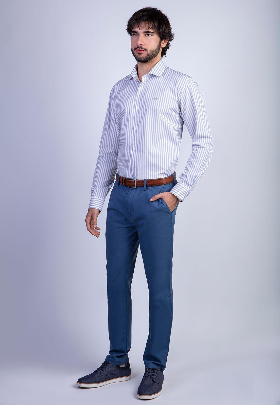 Camisa Smart Casual Bahamas Grey-2