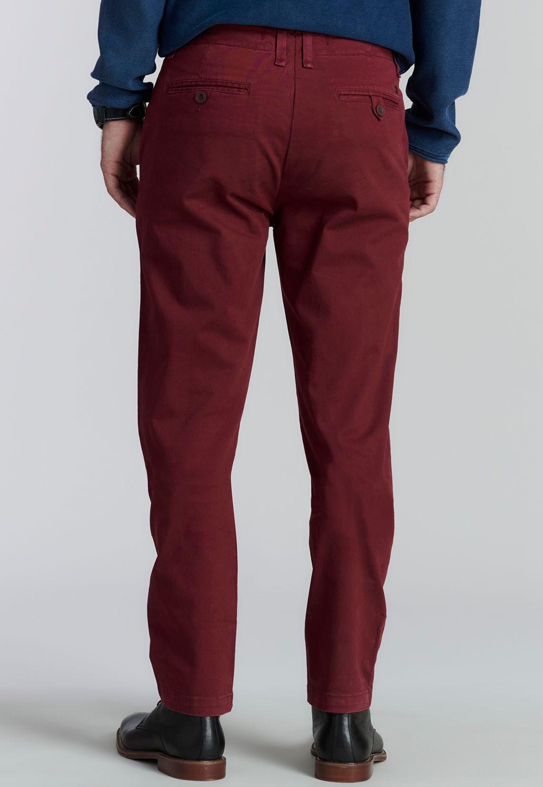 Pantalón Lowell Fr Burgundy-3