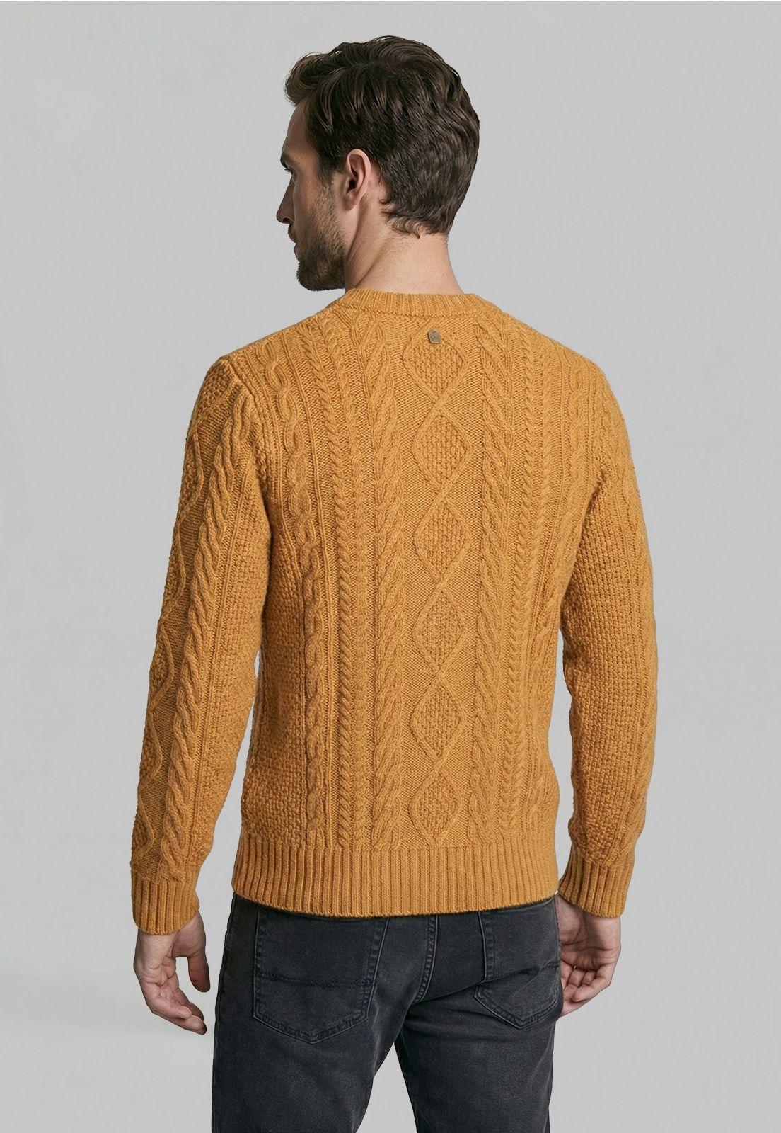Sweater Chandler Lt Camel Melange-3