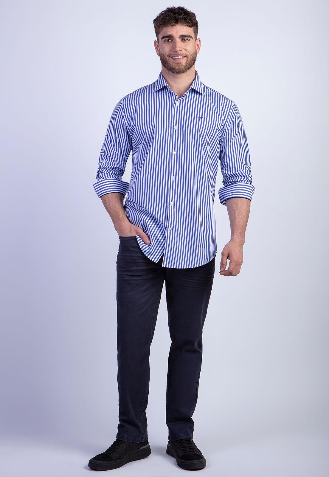 Camisa Smart Casual Bahamas Navy-2