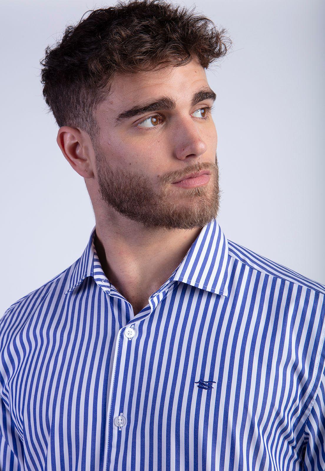 Camisa Smart Casual Bahamas Navy-3