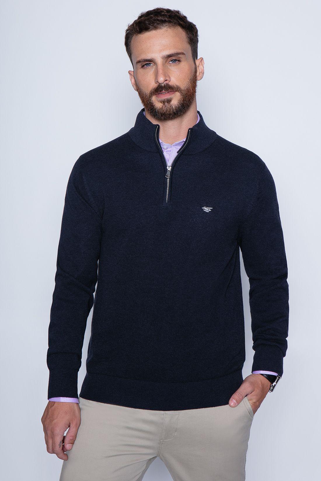 Sweater London Smart Casual L/S Navy-0