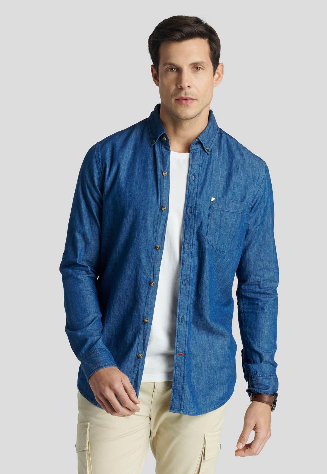 Camisa Banburry Heritage Dk Denim-0