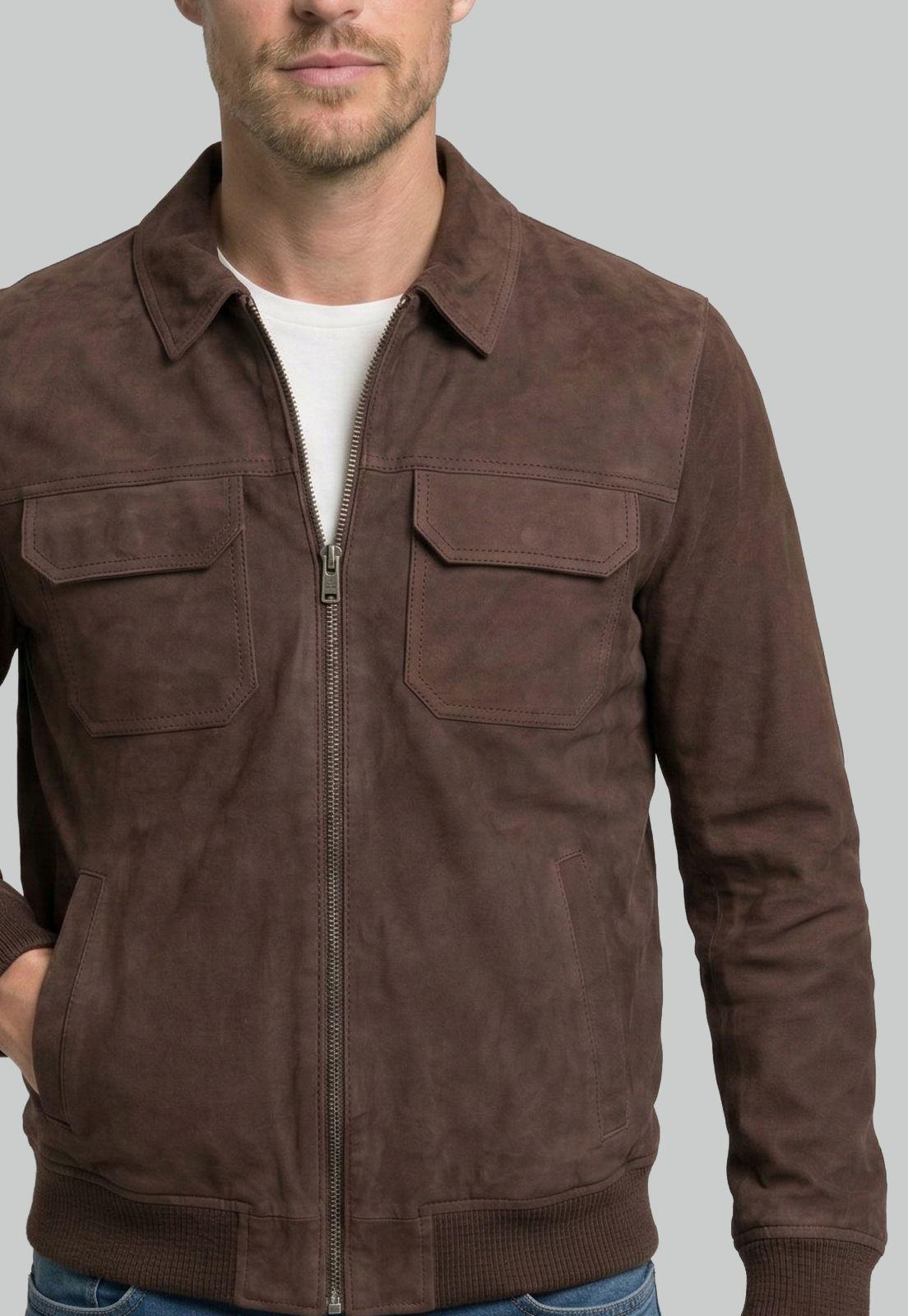 Chaqueta Suede Lyon Brown-2