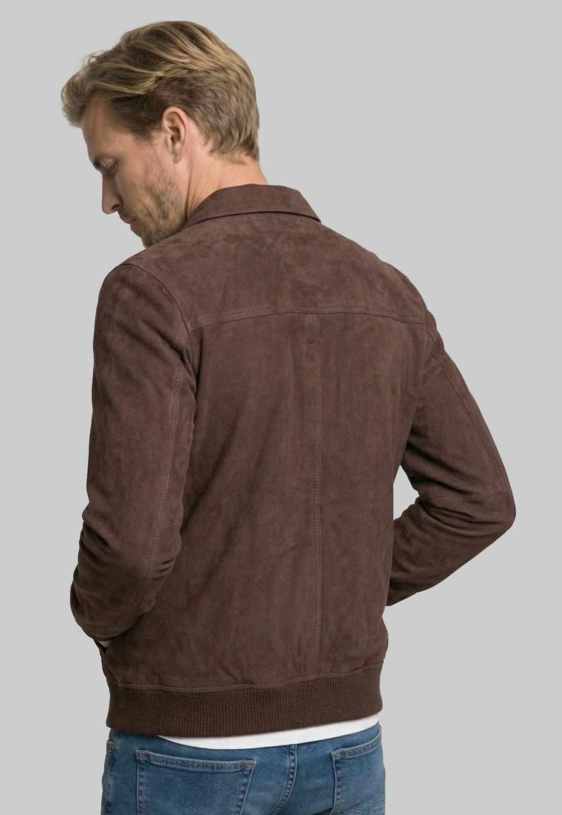 Chaqueta Suede Lyon Brown-3