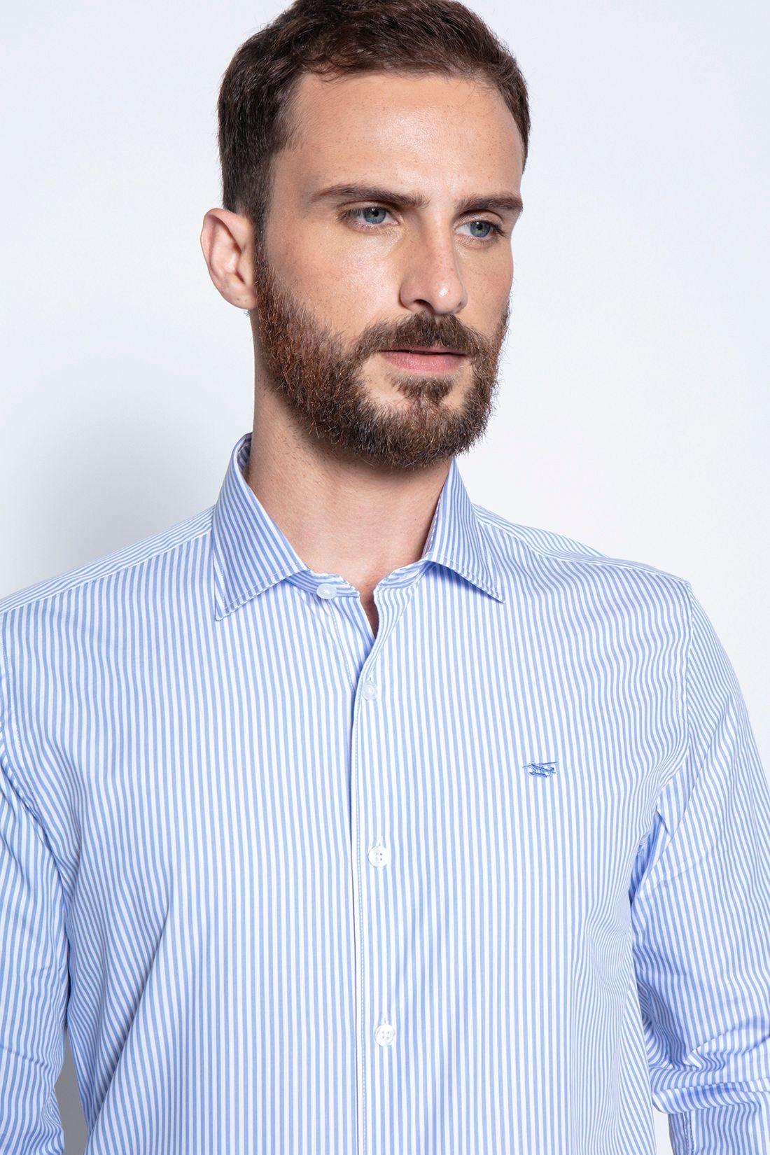 Camisa Striped Silver Sm Sky-2