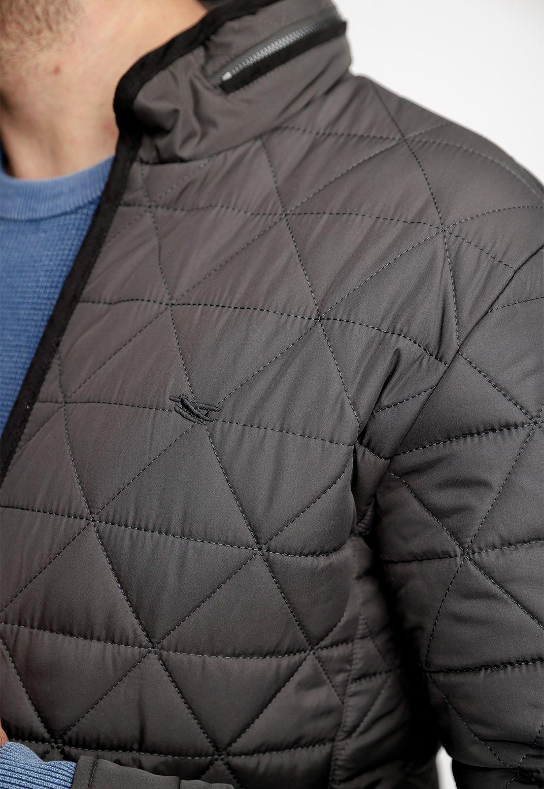 Chaqueta Rombos F Charcoal-2