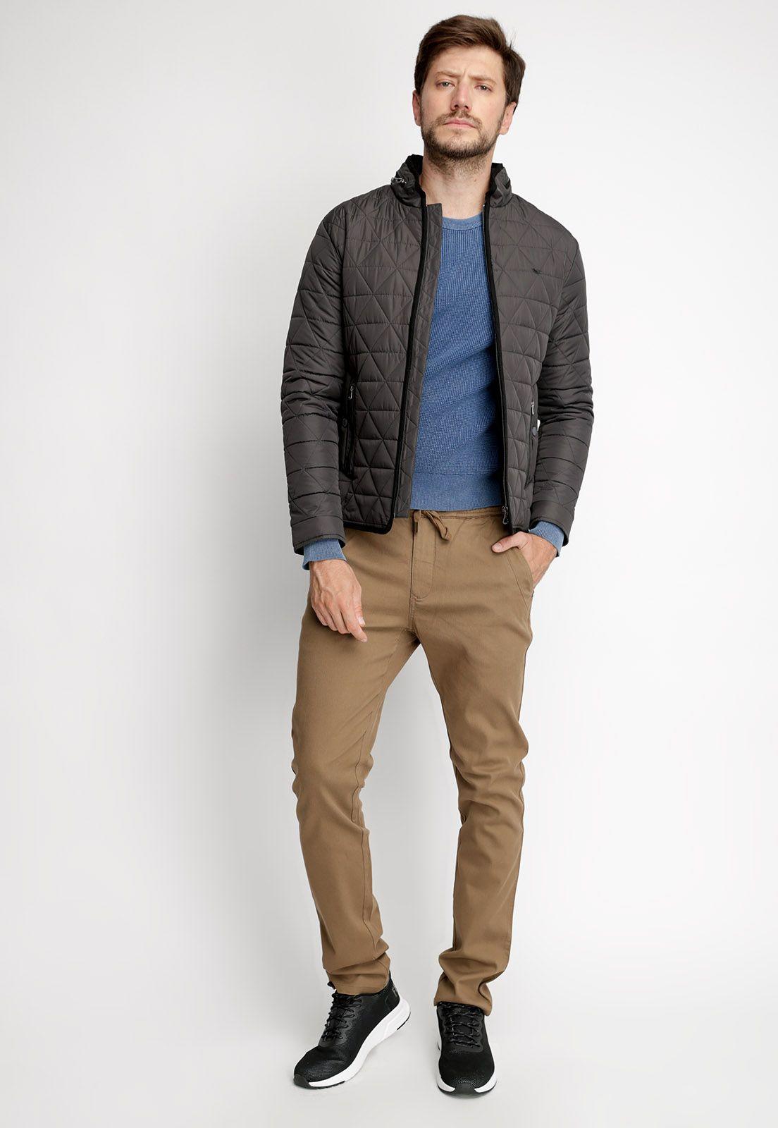 Chaqueta Rombos F Charcoal-3
