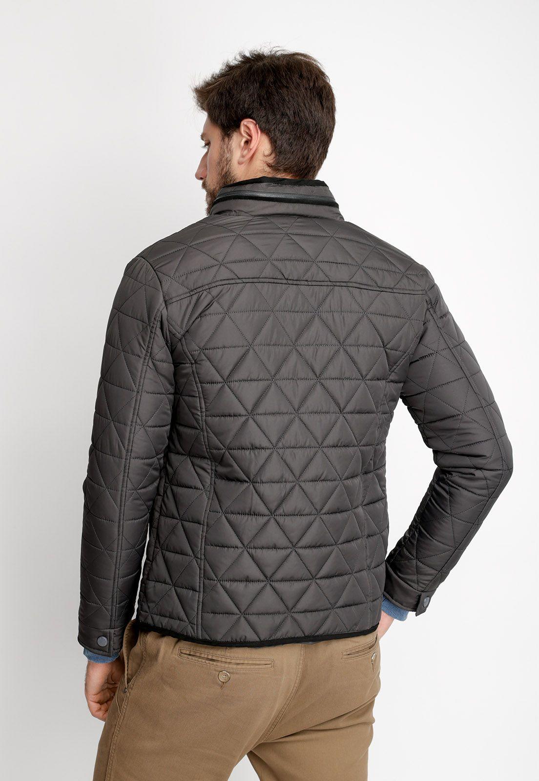 Chaqueta Rombos F Charcoal-1