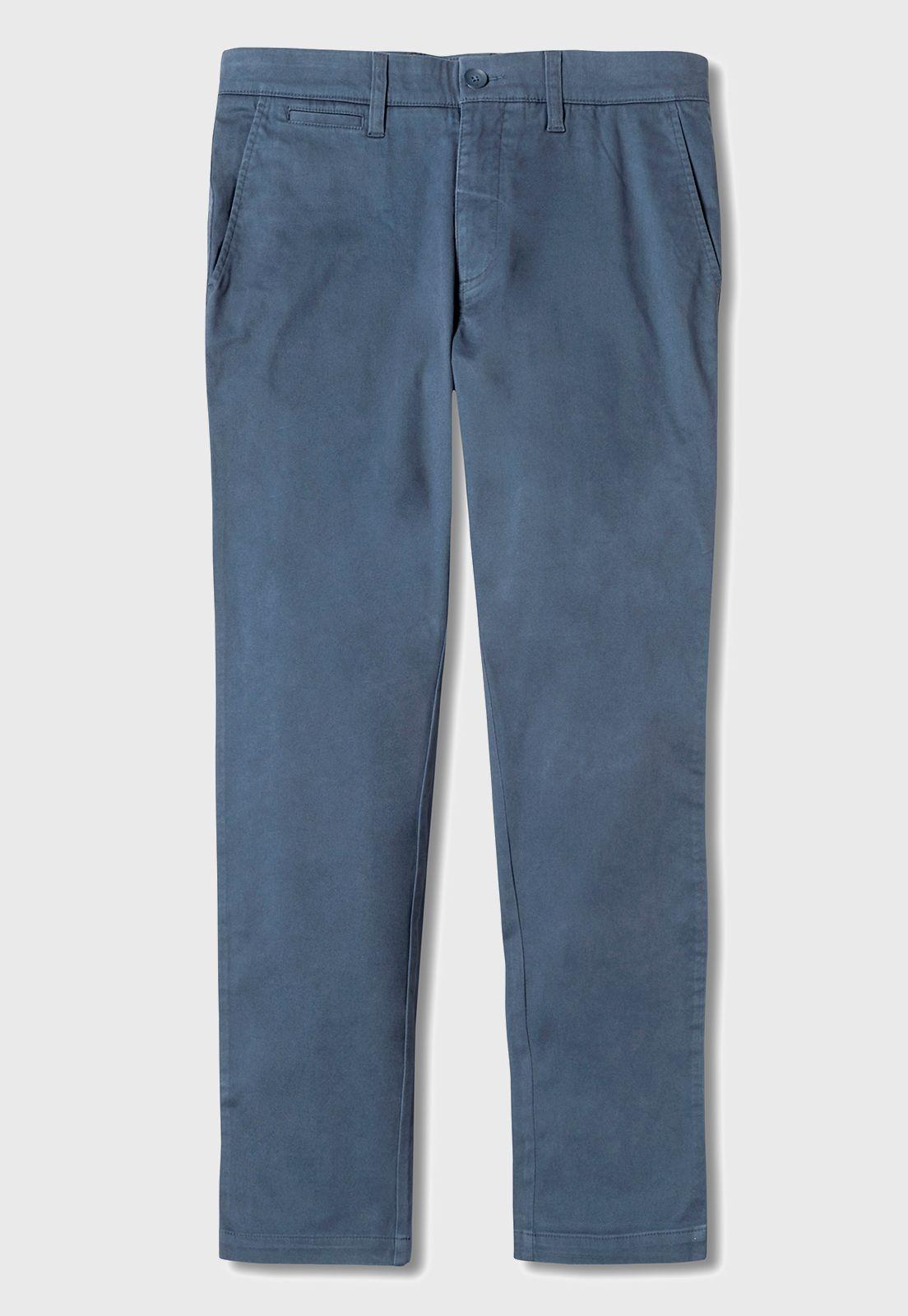 Pantalón Twill Slim /33 Stone-4