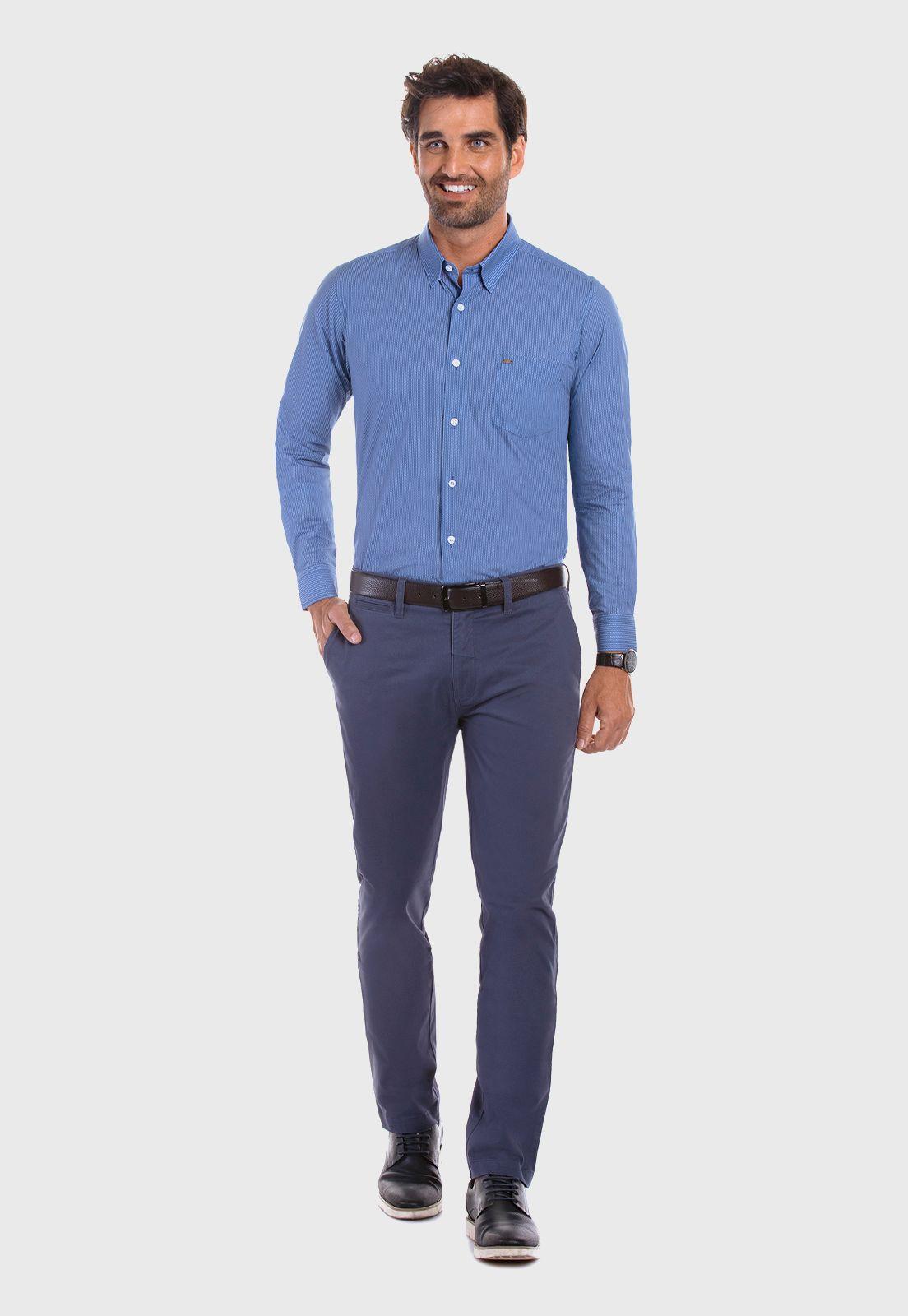 Pantalón Twill Slim /33 Stone-1