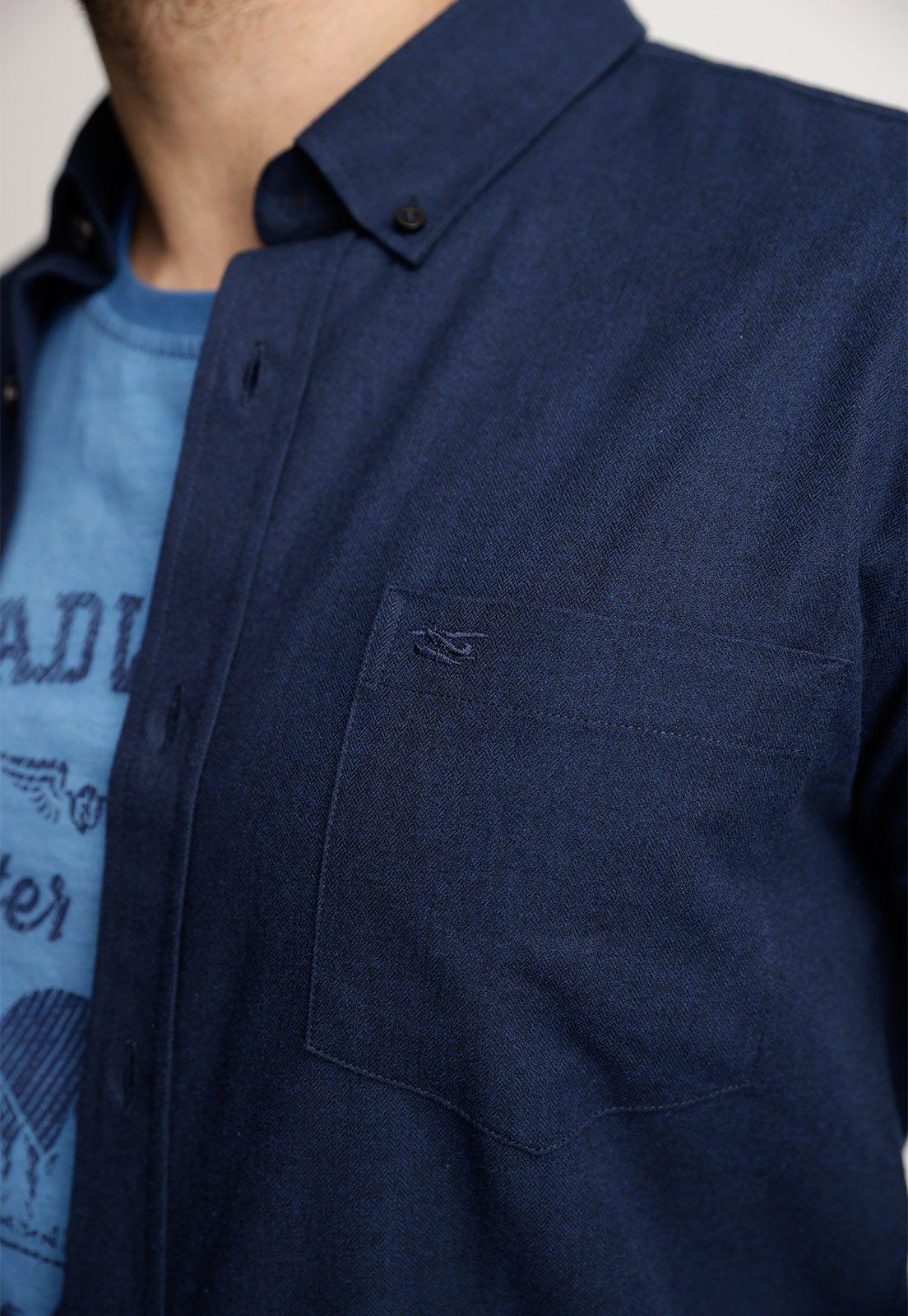 Camisa Franela Lisa F Navy-2