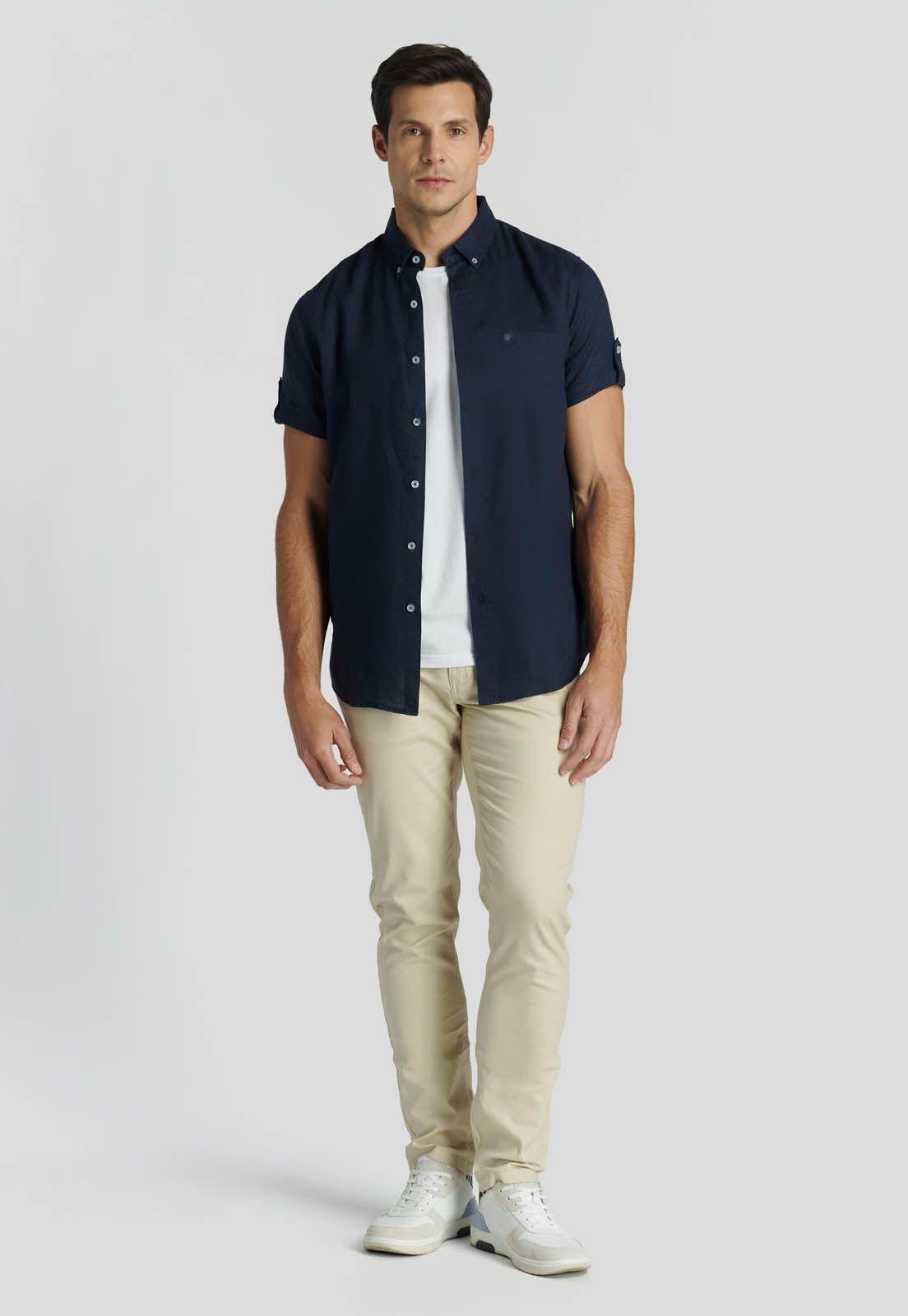 Camisa  Colchester Heritage Navy-1
