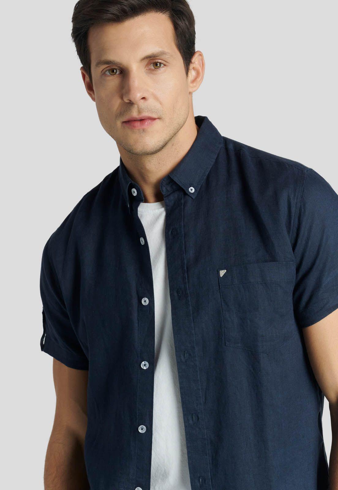 Camisa  Colchester Heritage Navy-2