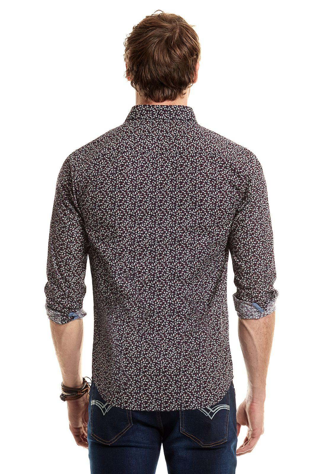 Camisa Estampada Trenton Fj Navy-2
