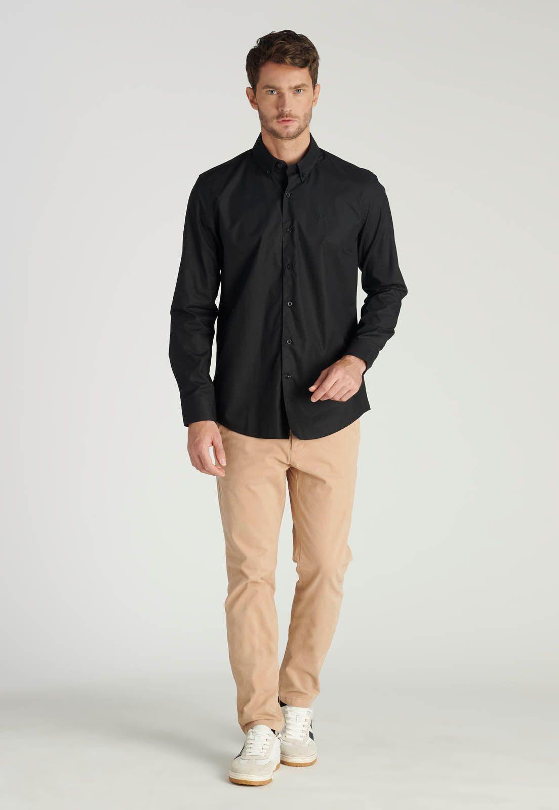 Camisa Oscar Business Black-1