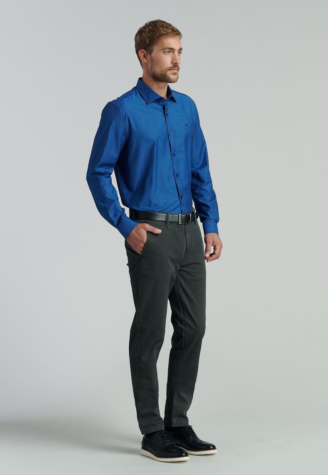 Camisa Arkansas Smart Casual Navy-1