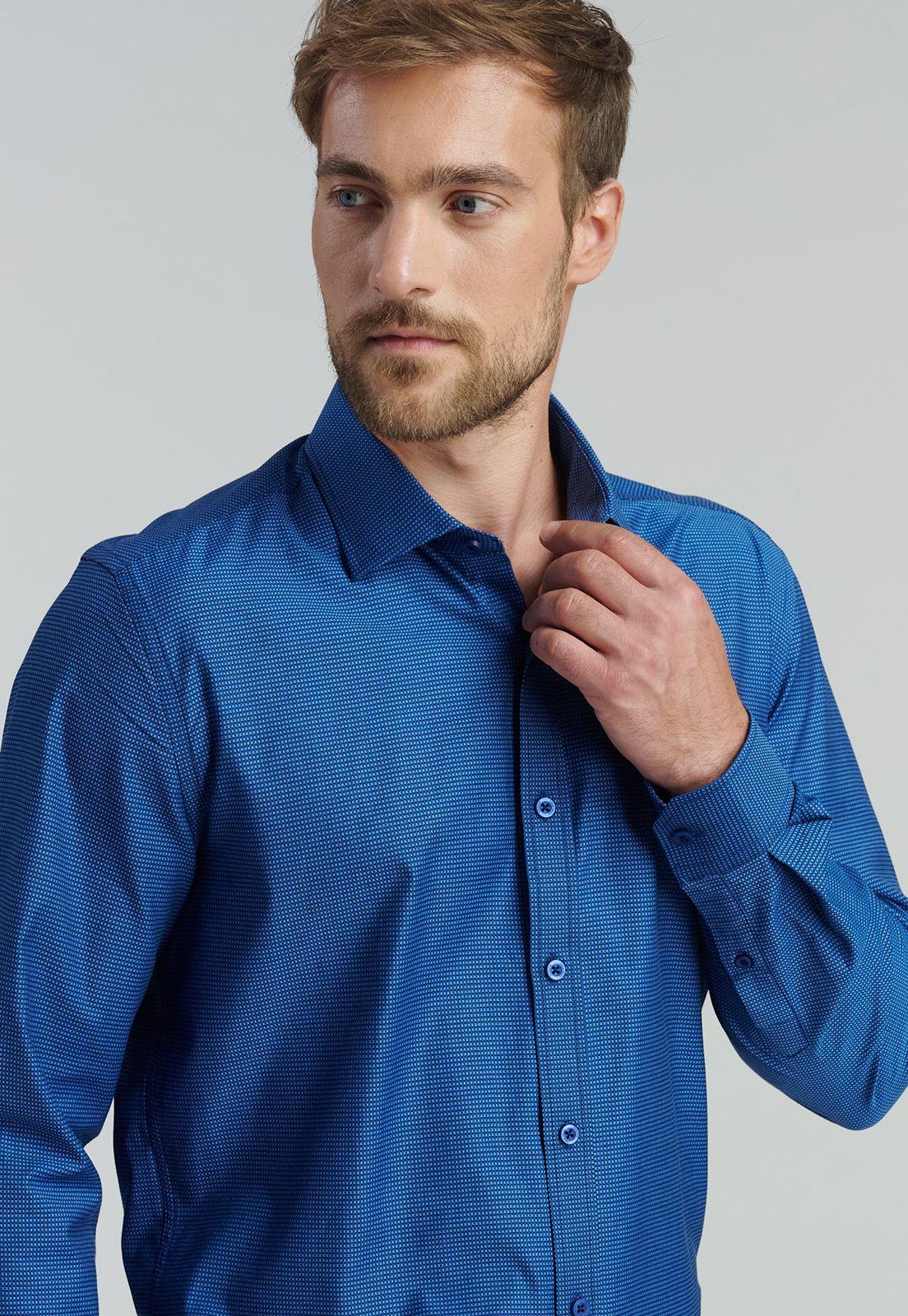 Camisa Arkansas Smart Casual Navy-2