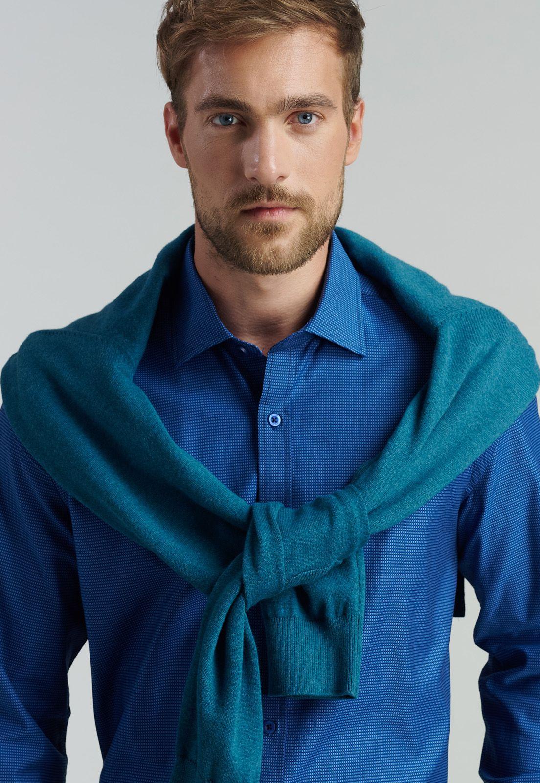 Camisa Arkansas Smart Casual Navy-4