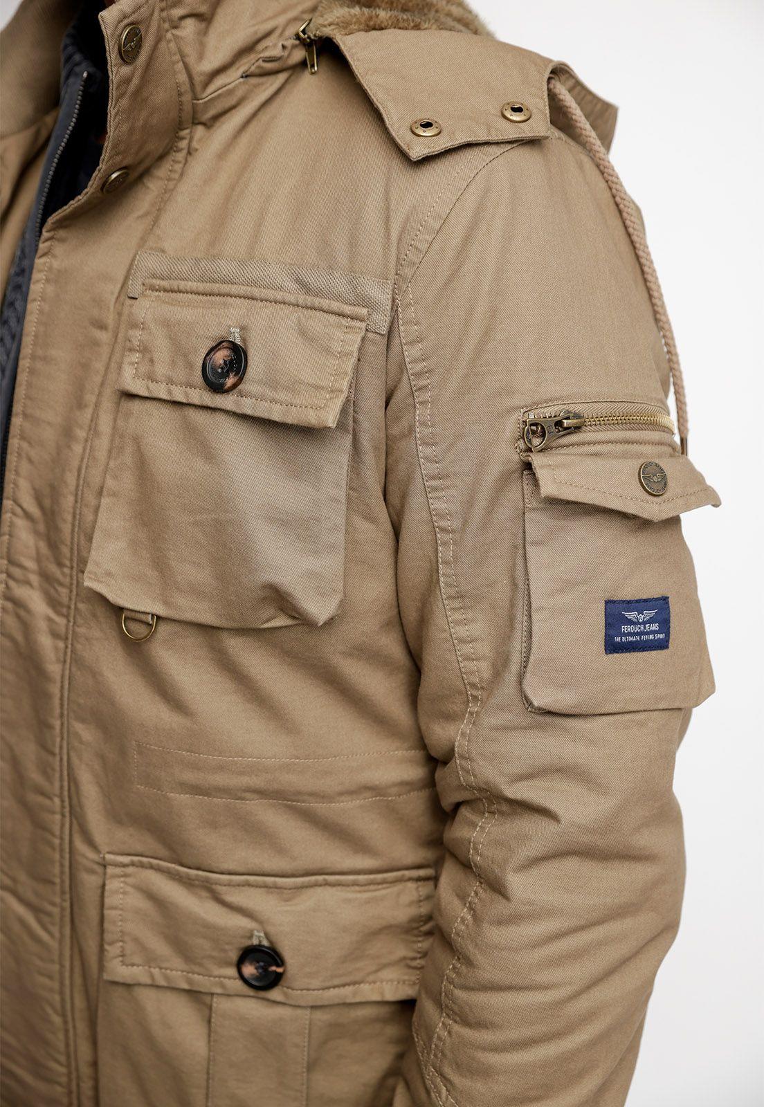 Chaqueta Twill Nevada F Khaki-2