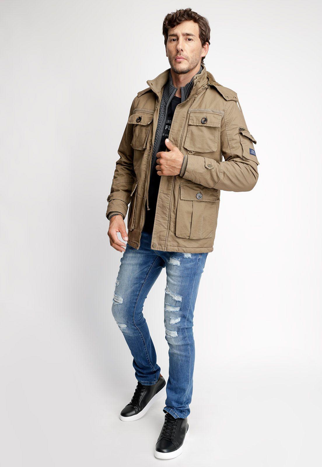 Chaqueta Twill Nevada F Khaki-3