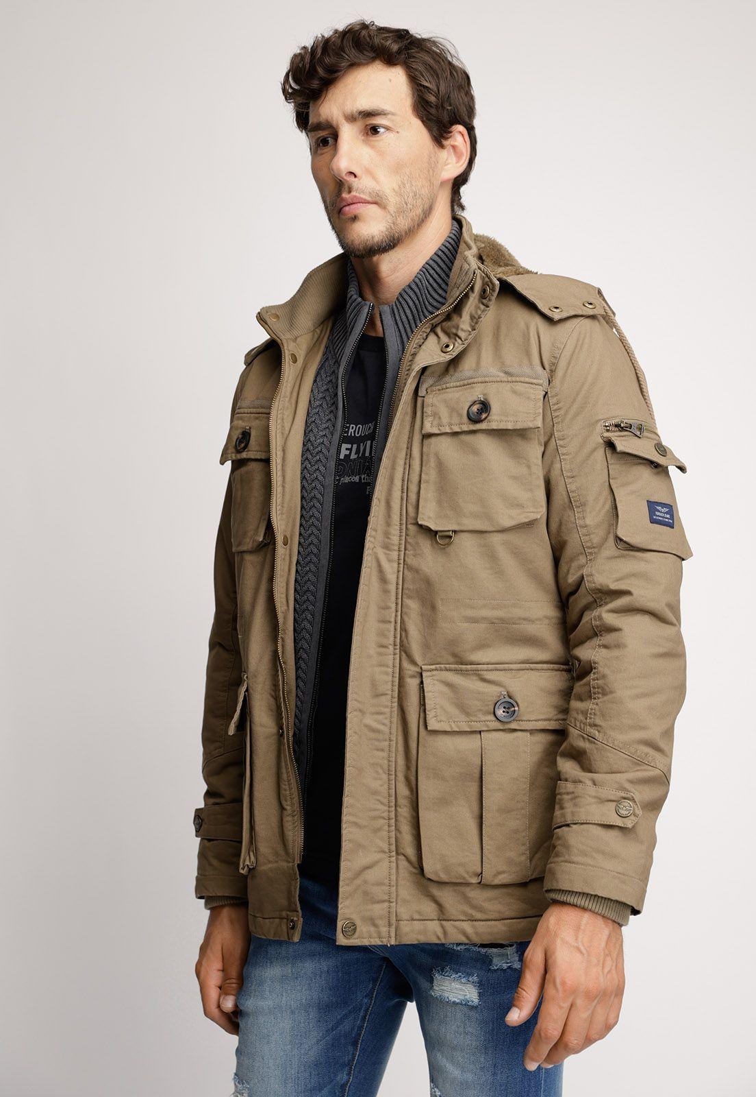 Chaqueta Twill Nevada F Khaki-0