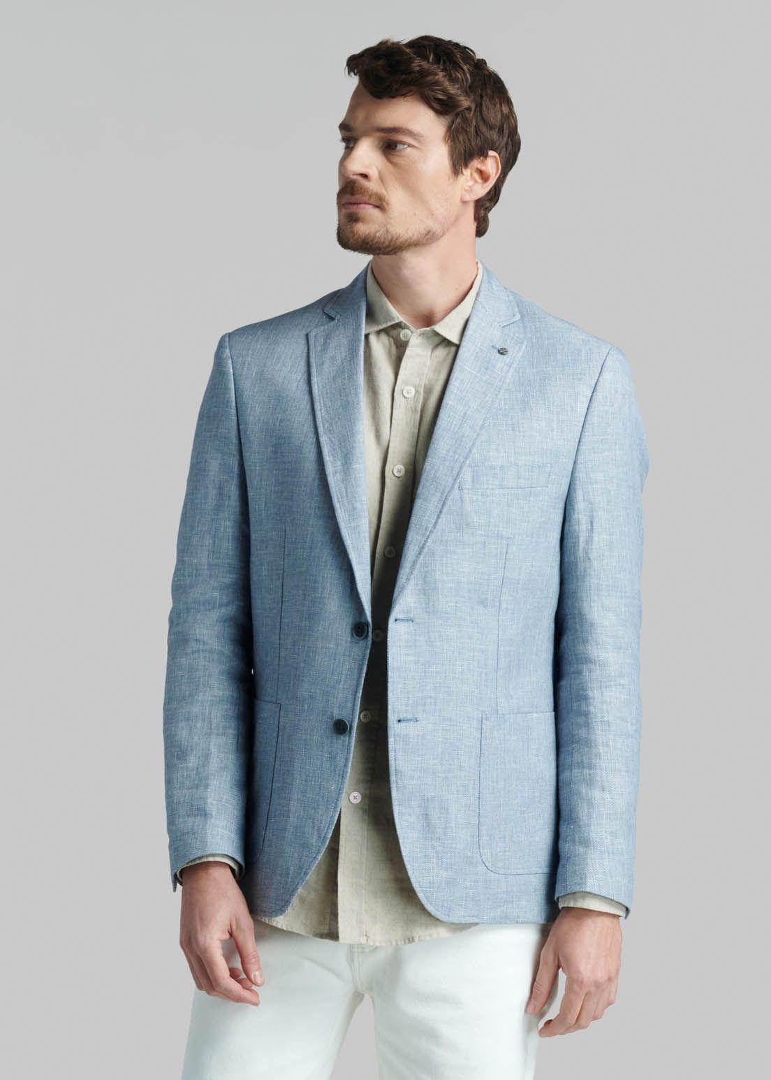 Blazer Lino Blue-0