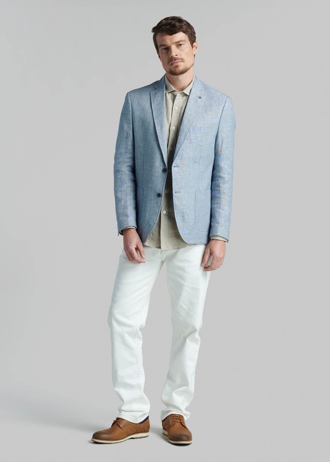 Blazer Lino Blue-1