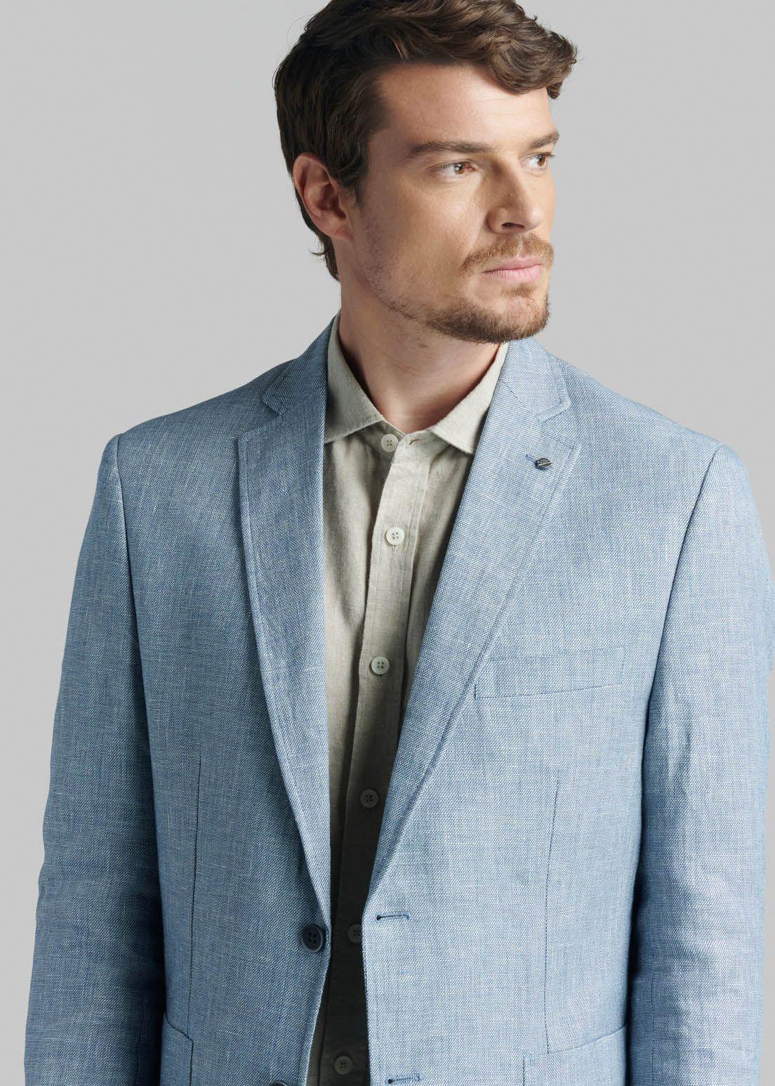 Blazer Lino Blue-2
