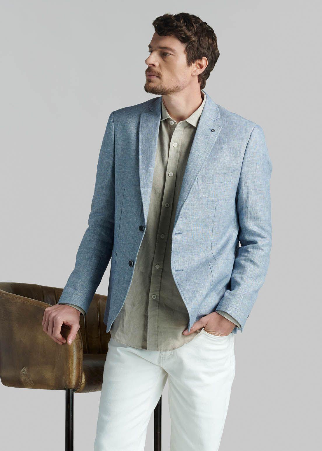 Blazer Lino Blue-4