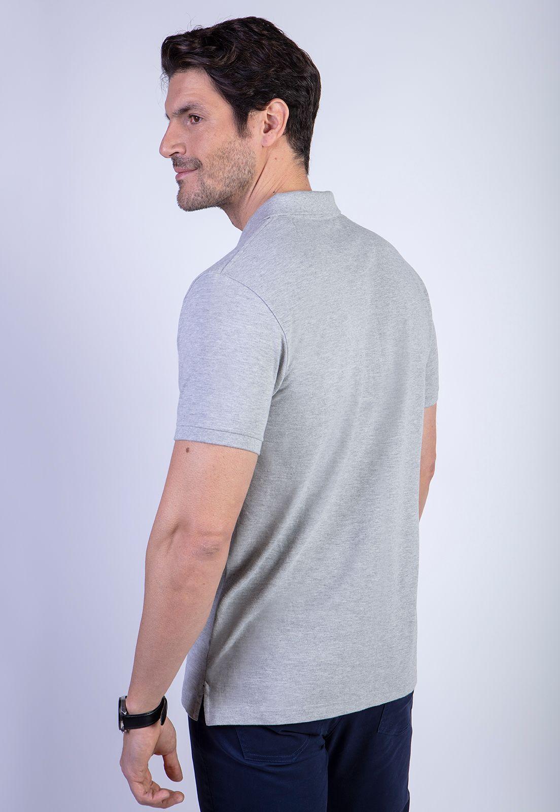 Polera Polo Básica Grey Melange-1