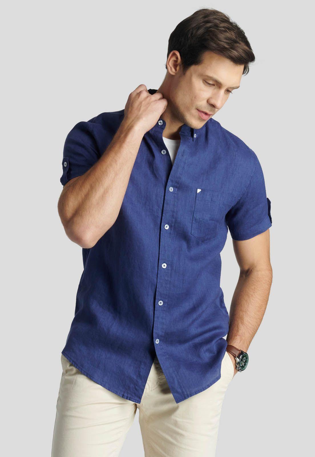 Camisa  Colchester Heritage Blue-4