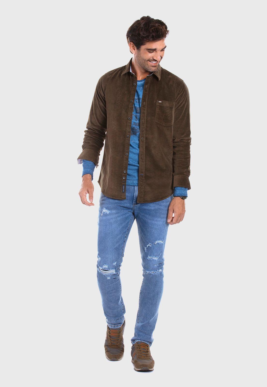 Jeans Silver Destroyed Fj Blue-1