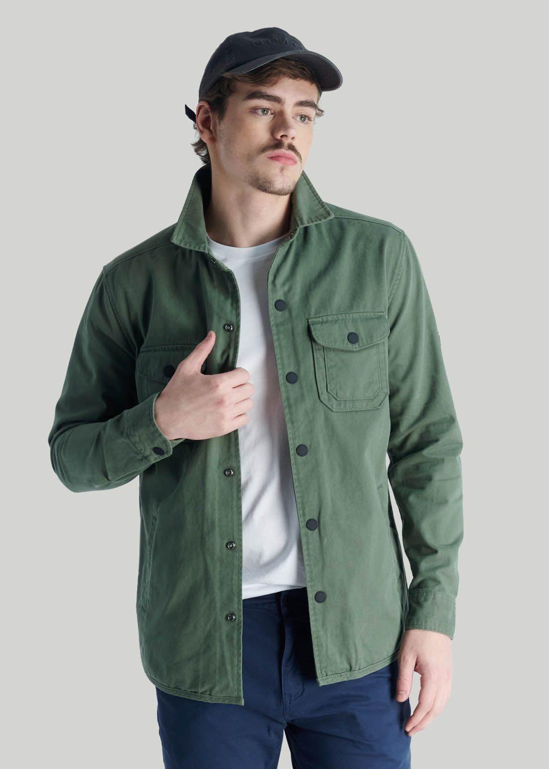 Sobrecamisa Arrayán Casual Olive-4