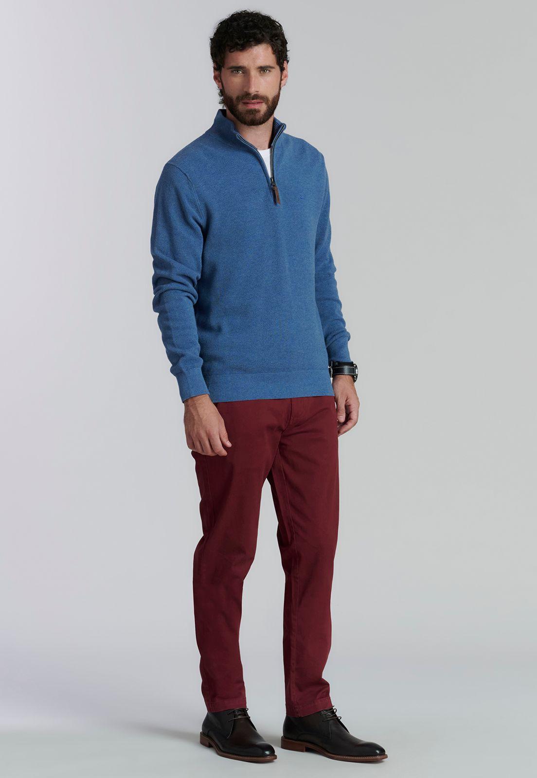 Sweater Baytown F Business Lt Blue-1