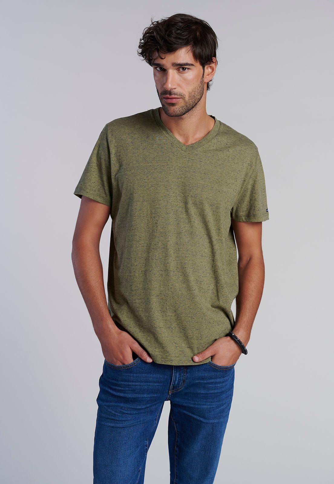 Polera V Neck Alaska Military-0