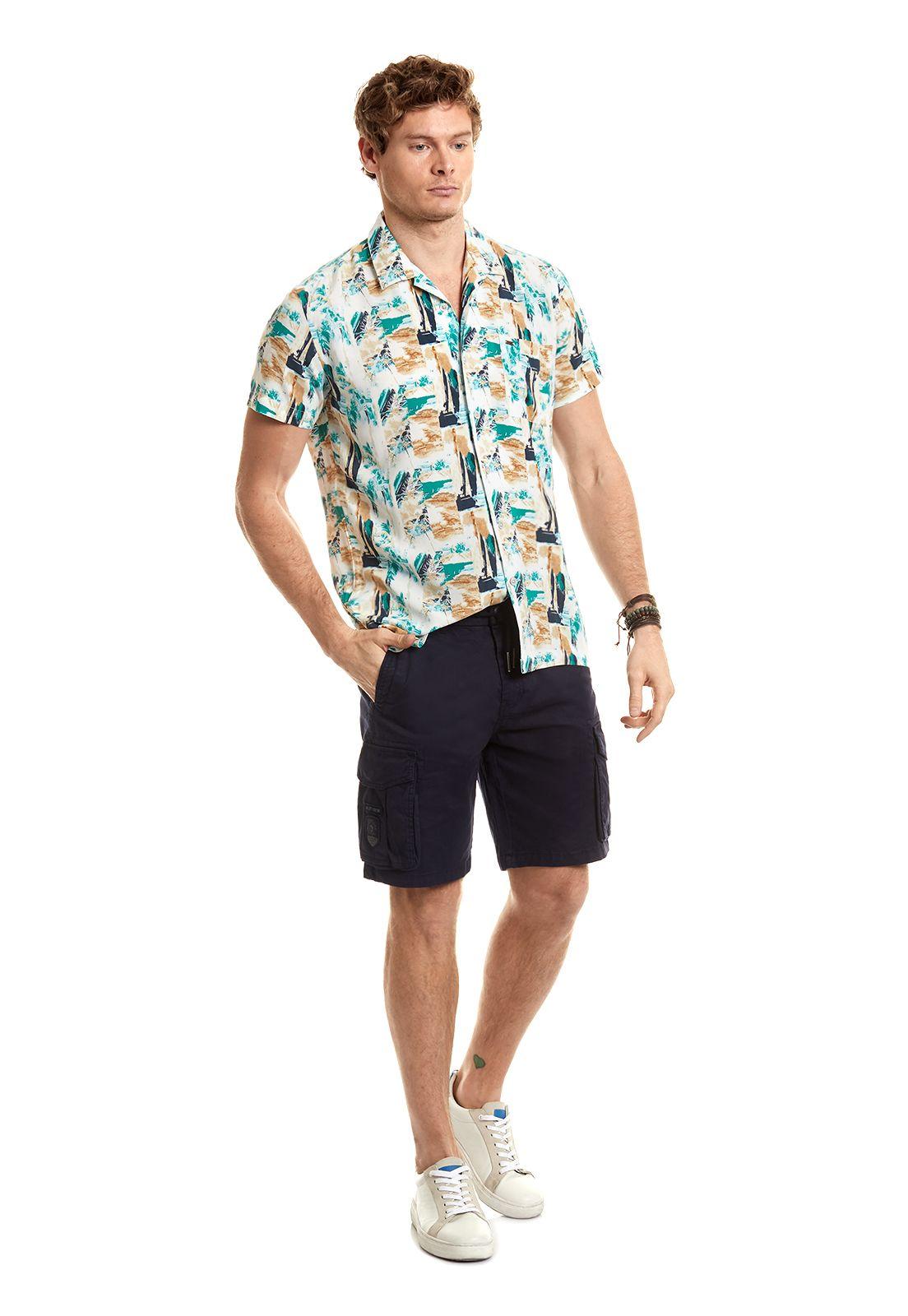 Camisa Estampada Oklahoma Fj River-1