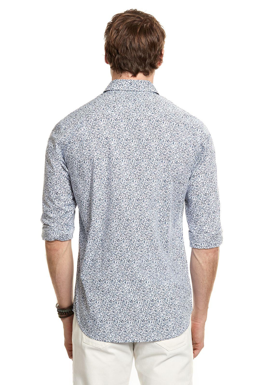 Camisa Estampada Irving Fj Navy-2
