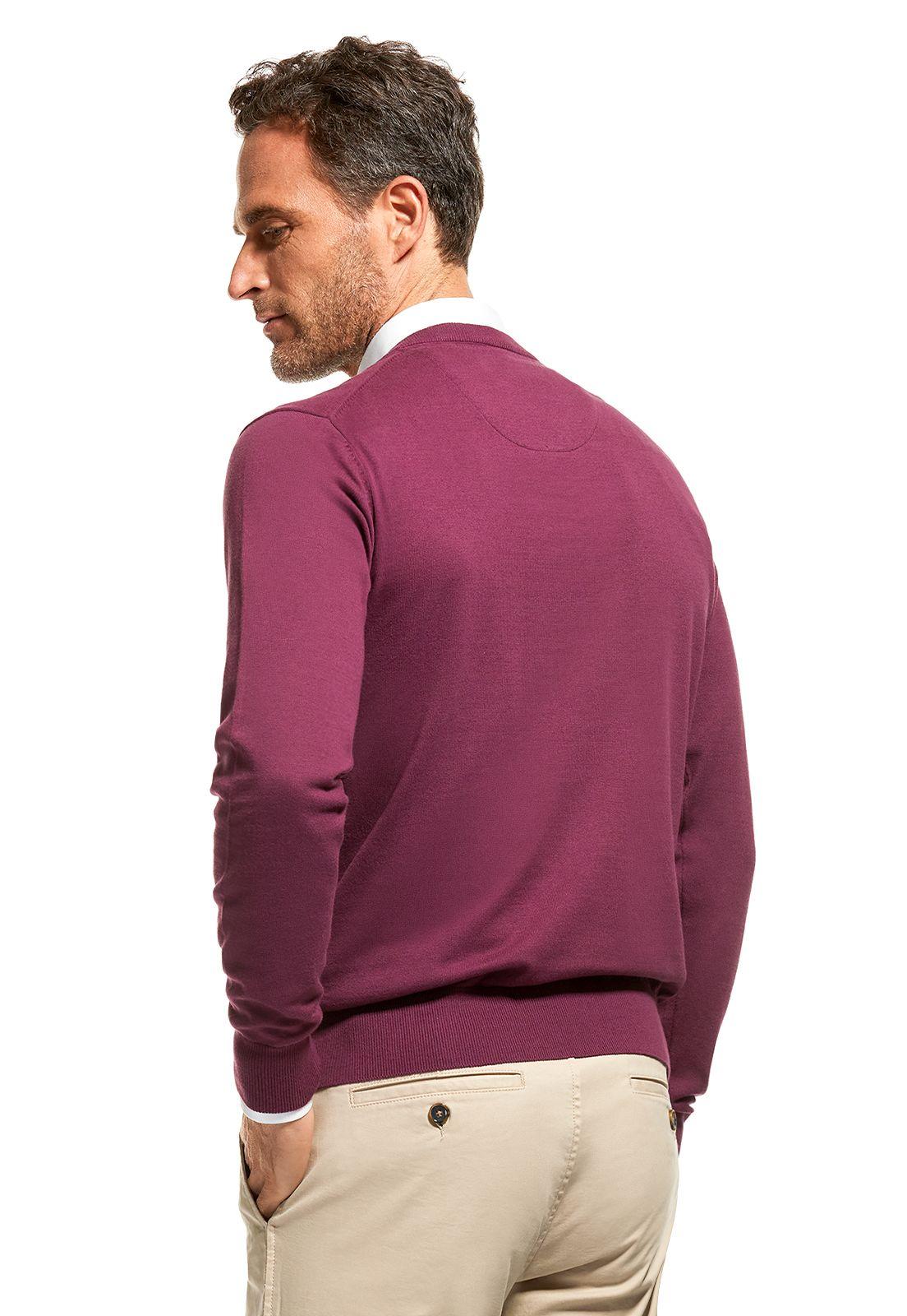 SWEATER MANOLO BURGUNDY-2