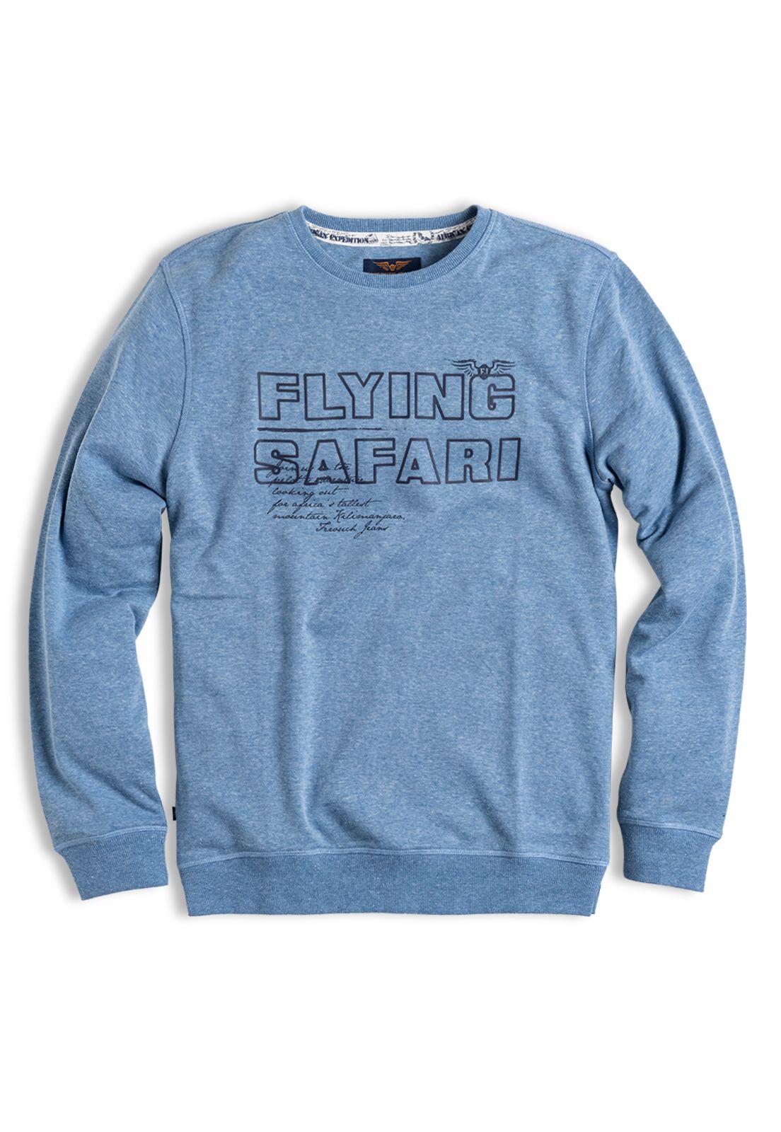 Polera Manga Larga Wyoming Lt Blue Melange-4
